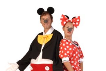 mickey en minnie mouse