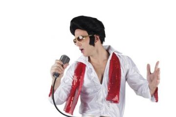 elvis wit met rood